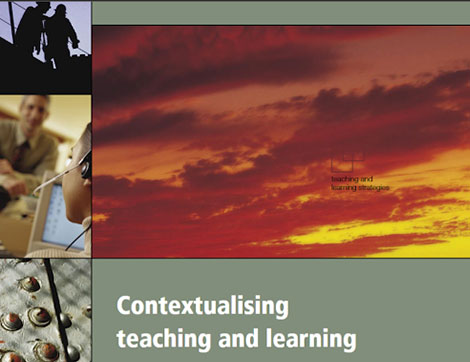 Summary of Contextualising teaching and learning – A guide for VET teachers